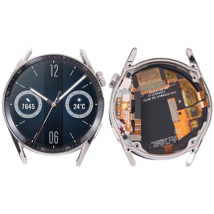 Original LCD Screen and Digitizer Full Assembly With Frame for Huawei Watch GT 3 46mm MIL-B19(Silver) -  by PMC TechLife | Online Shopping South Africa | PMC TechLife