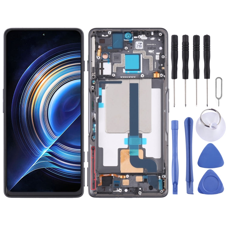 Original LCD Screen and Digitizer Full Assembly with Frame for Xiaomi Redmi K50 Gaming/Poco F4 GT(Black) - free shipping - PMC TechLife - Order now!
