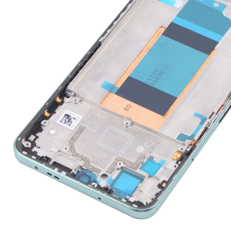 Front Housing LCD Frame Bezel Plate for Xiaomi Redmi K40S / Poco F4(Green) - Frame Bezel Plate by PMC TechLife | Online Shopping South Africa | PMC TechLife