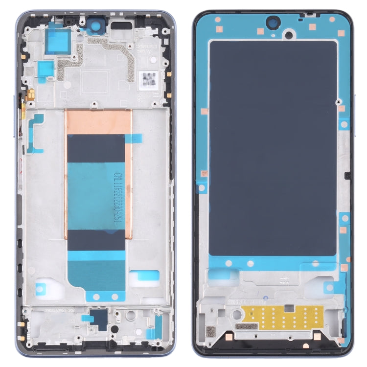 Front Housing LCD Frame Bezel Plate for Xiaomi Redmi K40S / Poco F4(Blue) - Frame Bezel Plate by PMC TechLife | Online Shopping South Africa | PMC TechLife