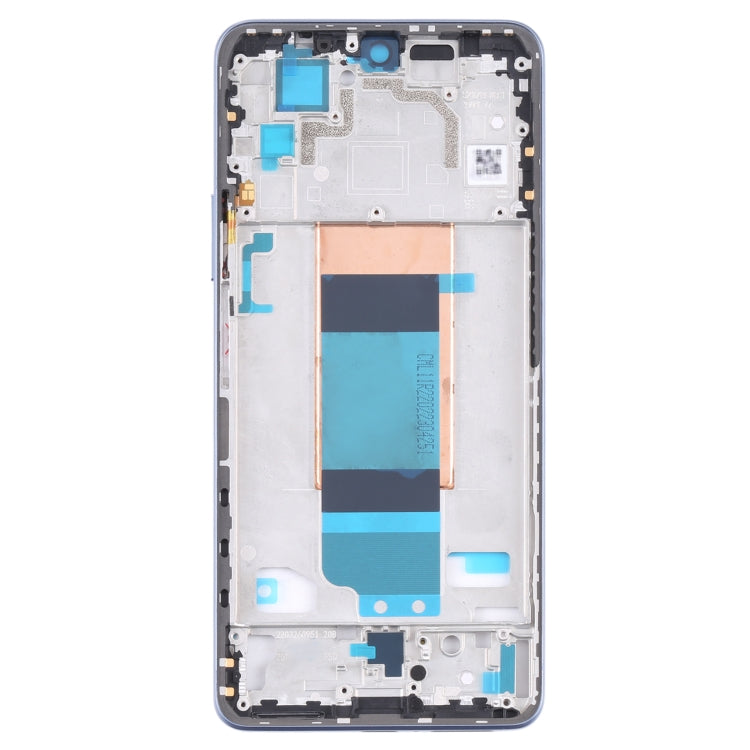 Front Housing LCD Frame Bezel Plate for Xiaomi Redmi K40S / Poco F4(Blue) - Frame Bezel Plate by PMC TechLife | Online Shopping South Africa | PMC TechLife