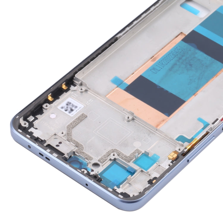 Front Housing LCD Frame Bezel Plate for Xiaomi Redmi K40S / Poco F4(Blue) - Frame Bezel Plate by PMC TechLife | Online Shopping South Africa | PMC TechLife