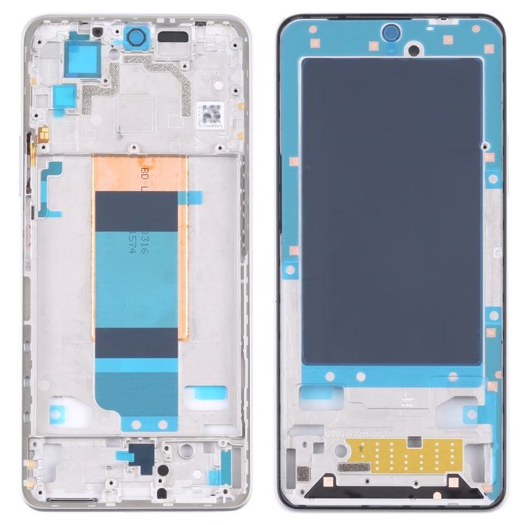 Front Housing LCD Frame Bezel Plate for Xiaomi Redmi K40S / Poco F4(Silver) - Frame Bezel Plate by PMC TechLife | Online Shopping South Africa | PMC TechLife