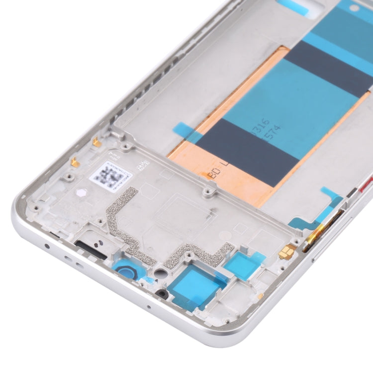 Front Housing LCD Frame Bezel Plate for Xiaomi Redmi K40S / Poco F4(Silver) - Frame Bezel Plate by PMC TechLife | Online Shopping South Africa | PMC TechLife