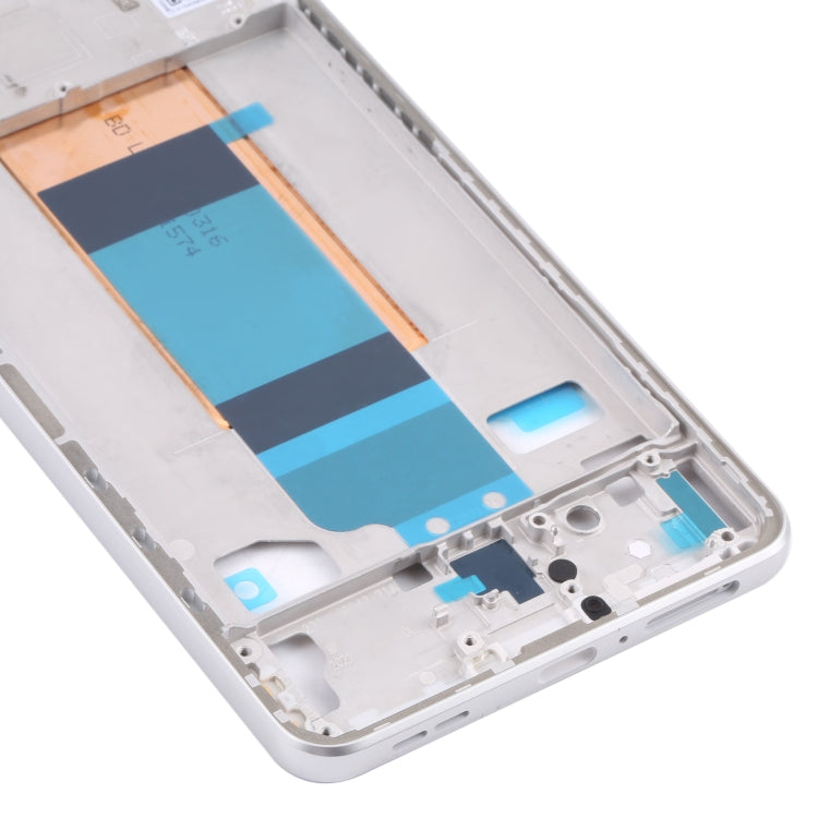 Front Housing LCD Frame Bezel Plate for Xiaomi Redmi K40S / Poco F4(Silver) - Frame Bezel Plate by PMC TechLife | Online Shopping South Africa | PMC TechLife
