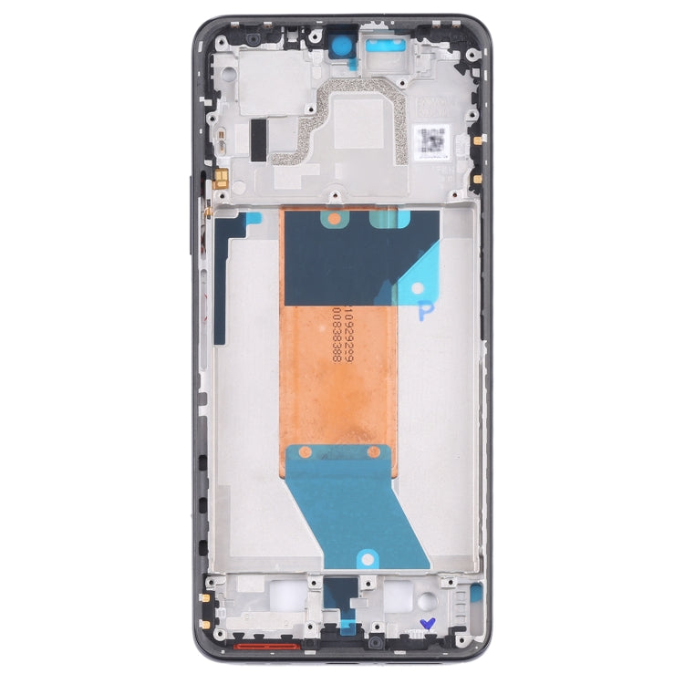 Front Housing LCD Frame Bezel Plate for Xiaomi Redmi K50 / Redmi K50 Pro(Black) - Frame Bezel Plate by PMC TechLife | Online Shopping South Africa | PMC TechLife