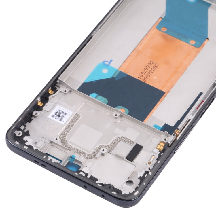 Front Housing LCD Frame Bezel Plate for Xiaomi Redmi K50 / Redmi K50 Pro(Black) - Frame Bezel Plate by PMC TechLife | Online Shopping South Africa | PMC TechLife
