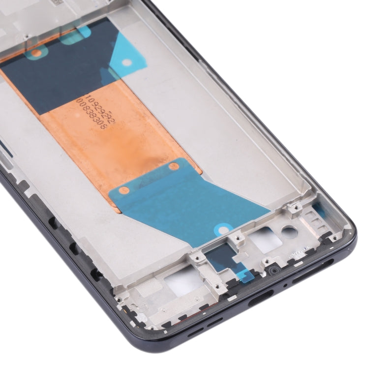 Front Housing LCD Frame Bezel Plate for Xiaomi Redmi K50 / Redmi K50 Pro(Black) - Frame Bezel Plate by PMC TechLife | Online Shopping South Africa | PMC TechLife