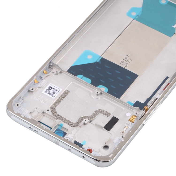 Front Housing LCD Frame Bezel Plate for Xiaomi Redmi K50 / Redmi K50 Pro(Silver) - Frame Bezel Plate by PMC TechLife | Online Shopping South Africa | PMC TechLife