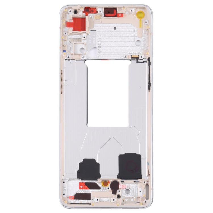 For OPPO Reno7 5G China PFJM10 Original Front Housing LCD Frame Bezel Plate (Gold) - Frame Bezel Plate by PMC TechLife | Online Shopping South Africa | PMC TechLife