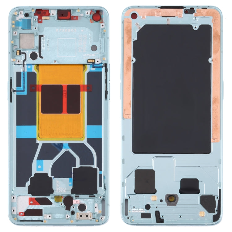 For OPPO Reno6 5G PEQM00 CPH2251 Original Front Housing LCD Frame Bezel Plate (Green) - Frame Bezel Plate by PMC TechLife | Online Shopping South Africa | PMC TechLife