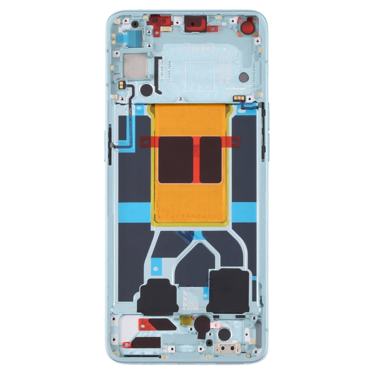 For OPPO Reno6 5G PEQM00 CPH2251 Original Front Housing LCD Frame Bezel Plate (Green) - Frame Bezel Plate by PMC TechLife | Online Shopping South Africa | PMC TechLife