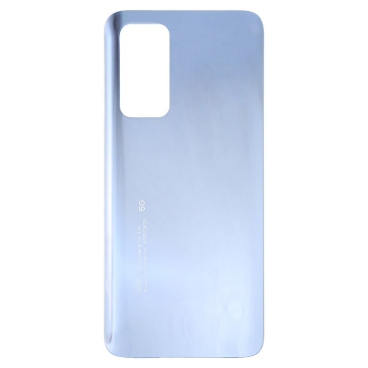 Glass Battery Back Cover for Xiaomi Redmi K30S/Mi 10T/Mi 10T Pro(Silver) - Back Cover by PMC Jewellery | Online Shopping South Africa | PMC Jewellery