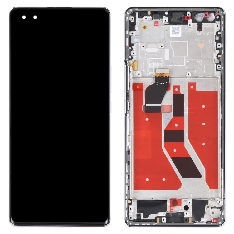 Original OLED LCD Screen for Honor 50 Pro Digitizer Full Assembly with Frame(Silver) - free shipping - PMC TechLife - Order now!