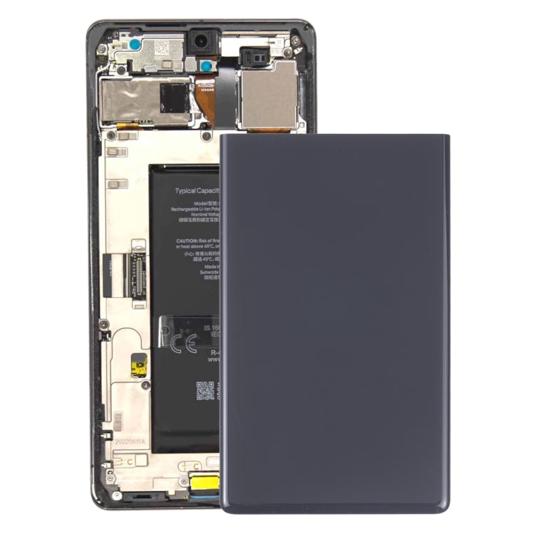 Battery Back Cover for Google Pixel 6a(Black) - Back Cover by PMC TechLife | Online Shopping South Africa | PMC TechLife