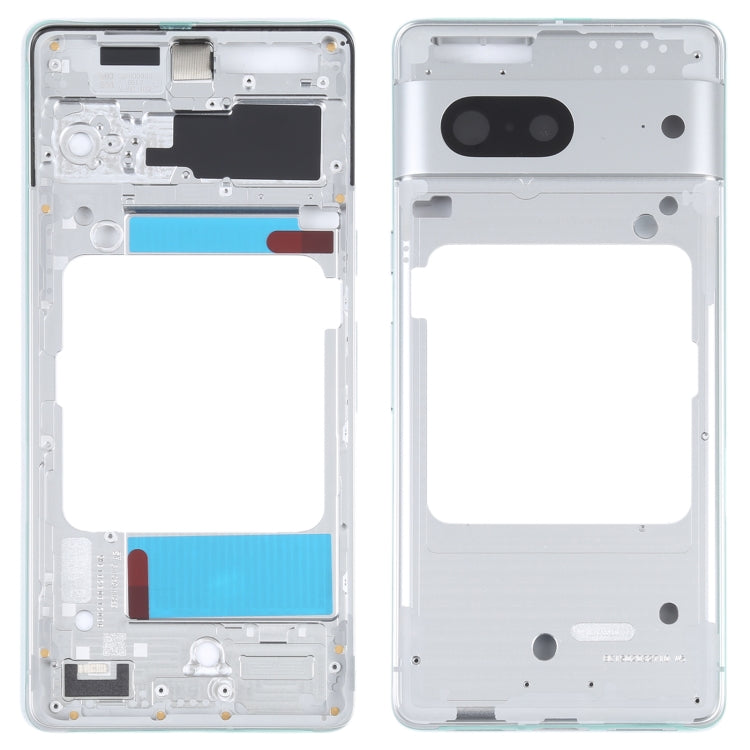 For Google Pixel 7 Front Housing LCD Frame Bezel Plate(Silver) - Frame Bezel Plate by PMC TechLife | Online Shopping South Africa | PMC TechLife