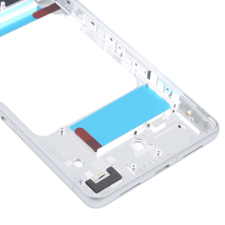 For Google Pixel 7 Front Housing LCD Frame Bezel Plate(Silver) - Frame Bezel Plate by PMC TechLife | Online Shopping South Africa | PMC TechLife