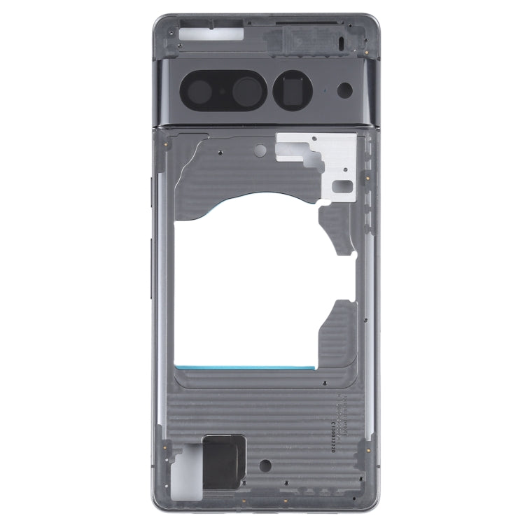 For Google Pixel 7 Front Housing LCD Frame Bezel Plate(Black) - Frame Bezel Plate by PMC TechLife | Online Shopping South Africa | PMC TechLife