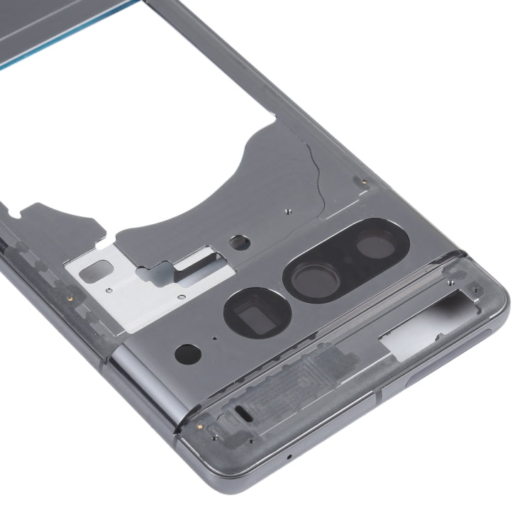 For Google Pixel 7 Front Housing LCD Frame Bezel Plate(Black) - Frame Bezel Plate by PMC TechLife | Online Shopping South Africa | PMC TechLife