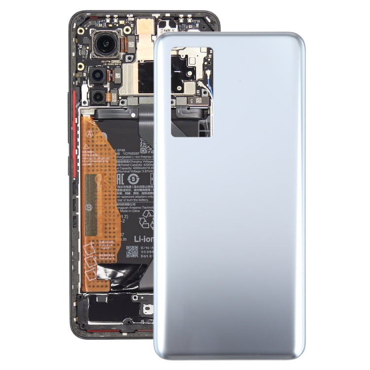 For Xiaomi Redmi K50 Ultra / 12T / 12T Pro Original Battery Back Cover(Silver) - Back Cover by PMC TechLife | Online Shopping South Africa | PMC TechLife