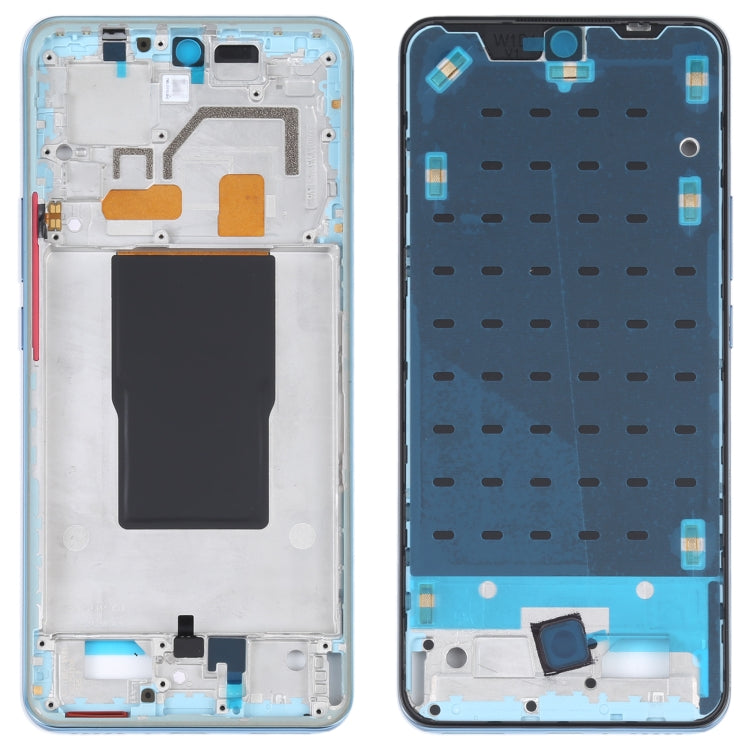 For Xiaomi Redmi K50 Ultra / 12T / 12T Pro Original Front Housing LCD Frame Bezel Plate(Blue) - Frame Bezel Plate by PMC TechLife | Online Shopping South Africa | PMC TechLife