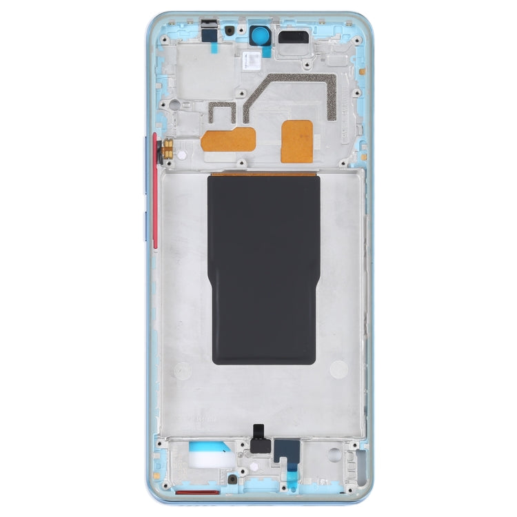 For Xiaomi Redmi K50 Ultra / 12T / 12T Pro Original Front Housing LCD Frame Bezel Plate(Blue) - Frame Bezel Plate by PMC TechLife | Online Shopping South Africa | PMC TechLife