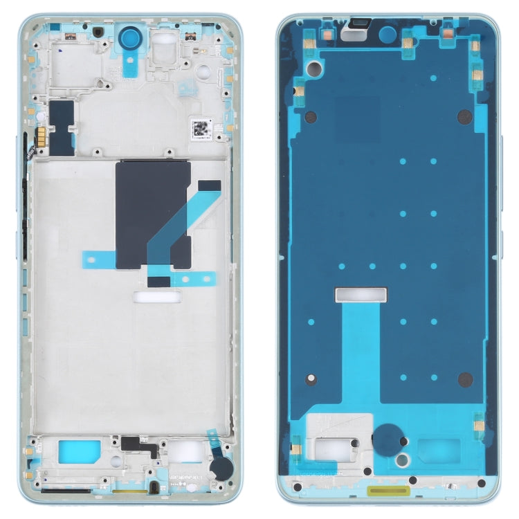 For Xiaomi 12 Lite Original Front Housing LCD Frame Bezel Plate (Blue) - Frame Bezel Plate by PMC TechLife | Online Shopping South Africa | PMC TechLife