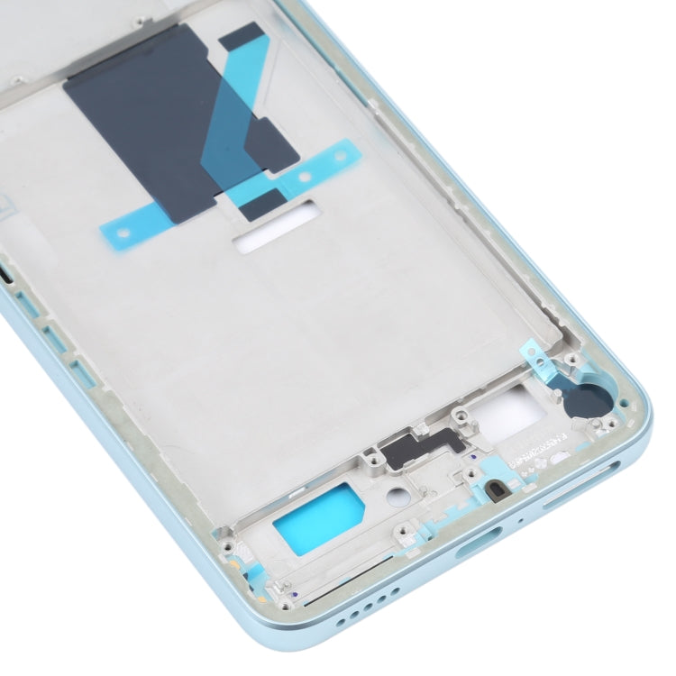 For Xiaomi 12 Lite Original Front Housing LCD Frame Bezel Plate (Blue) - Frame Bezel Plate by PMC TechLife | Online Shopping South Africa | PMC TechLife