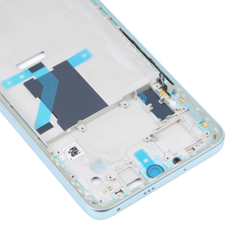 For Xiaomi 12 Lite Original Front Housing LCD Frame Bezel Plate (Blue) - Frame Bezel Plate by PMC TechLife | Online Shopping South Africa | PMC TechLife