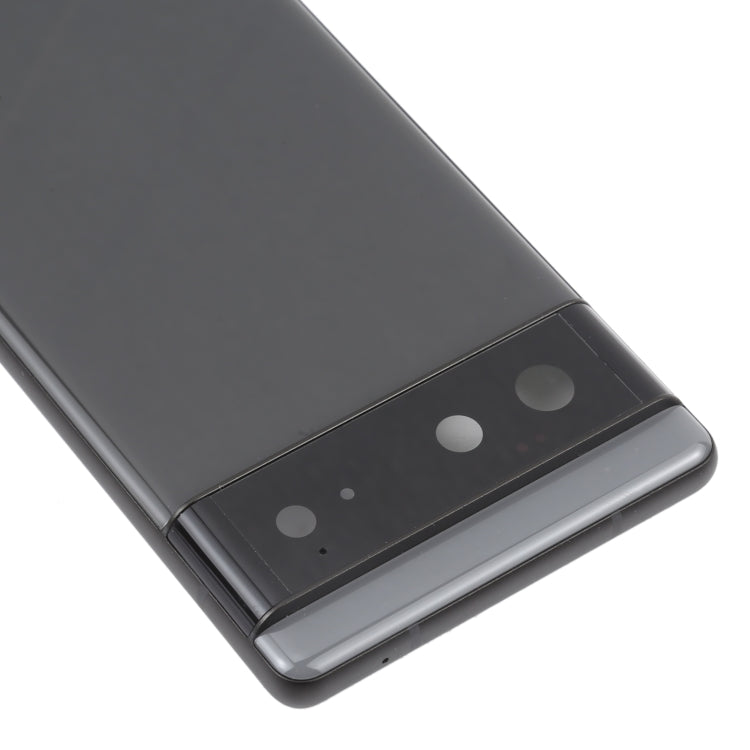 For Google Pixel 6 Battery Back Cover with Middle Frame(Black) - free shipping - PMC TechLife - Order now!