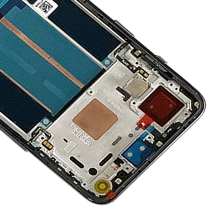 AMOLED LCD Screen for OnePlus Nord 2T CPH2399 CPH2401 Digitizer Full Assembly with Frame (Black) - free shipping - PMC TechLife - Order now!