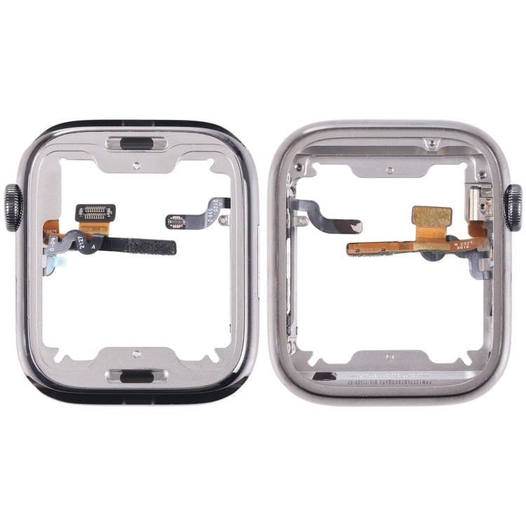 For Apple Watch Series 7 45mm Middle Frame Bezel Plate with Loudspeaker / Power / Rotating Shaft Flex Cable -  by PMC TechLife | Online Shopping South Africa | PMC TechLife