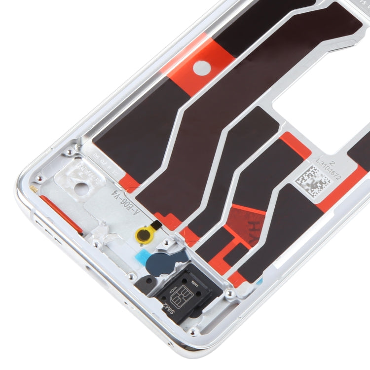 For OPPO Find X3 Original Front Housing LCD Frame Bezel Plate (Silver) - Frame Bezel Plate by PMC TechLife | Online Shopping South Africa | PMC TechLife