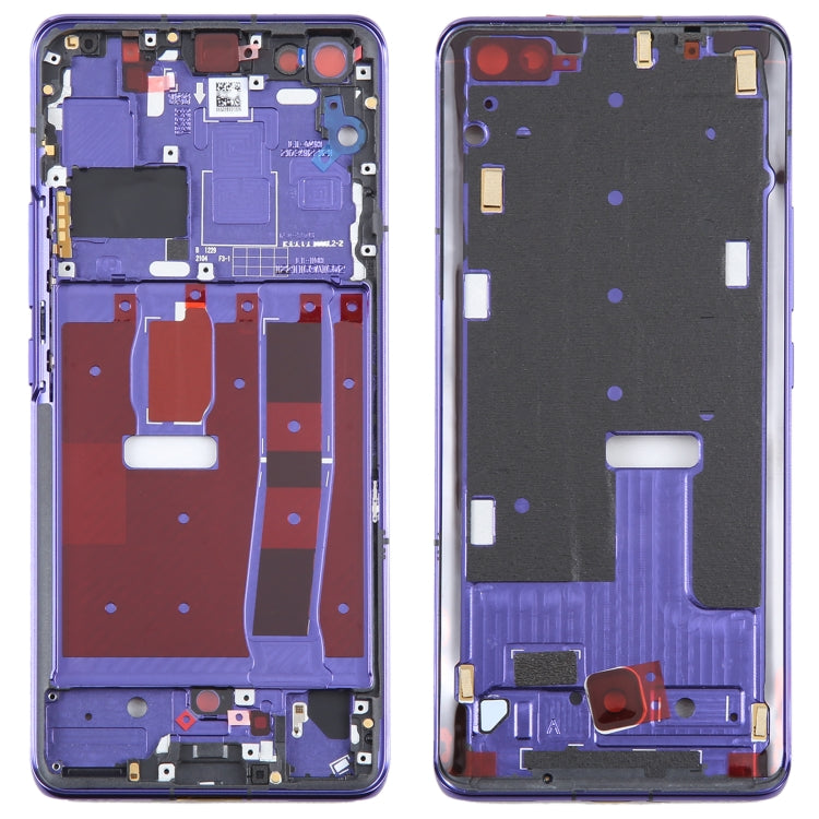 For Huawei nova 7 Pro Original Front Housing LCD Frame Bezel Plate(Purple) - free shipping - PMC TechLife - Order now!