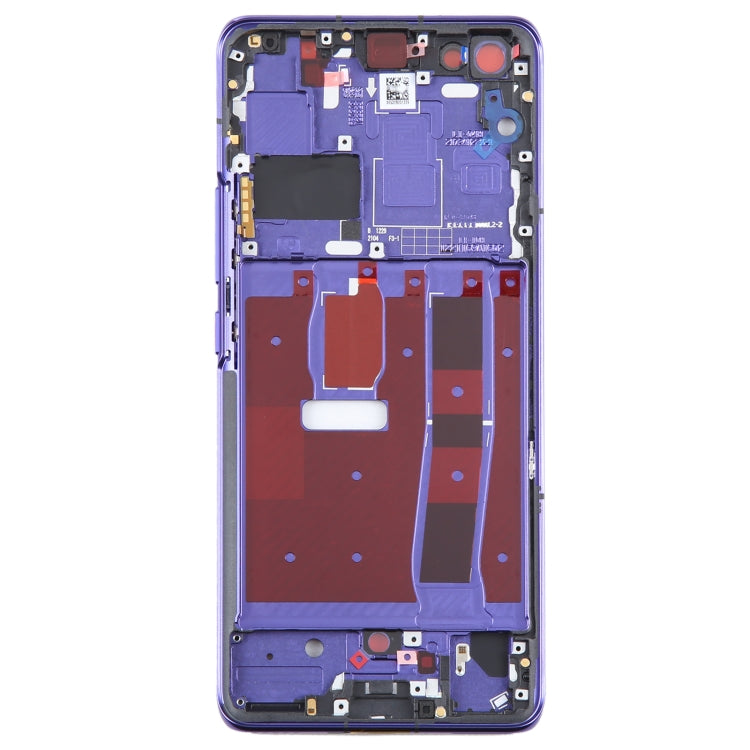 For Huawei nova 7 Pro Original Front Housing LCD Frame Bezel Plate(Purple) - free shipping - PMC TechLife - Order now!