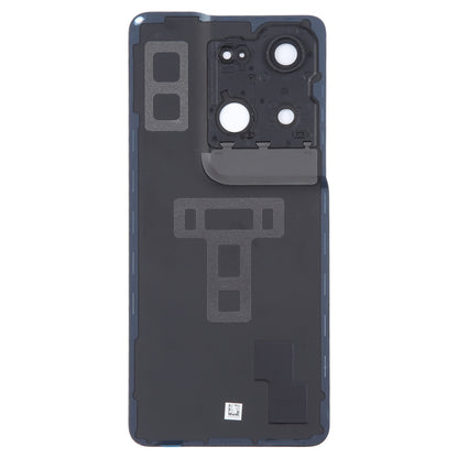 For OPPO Reno8 Pro 5G Original Battery Back Cover with Camera Lens Cover(Black) - Back Cover by PMC Jewellery | Online Shopping South Africa | PMC Jewellery