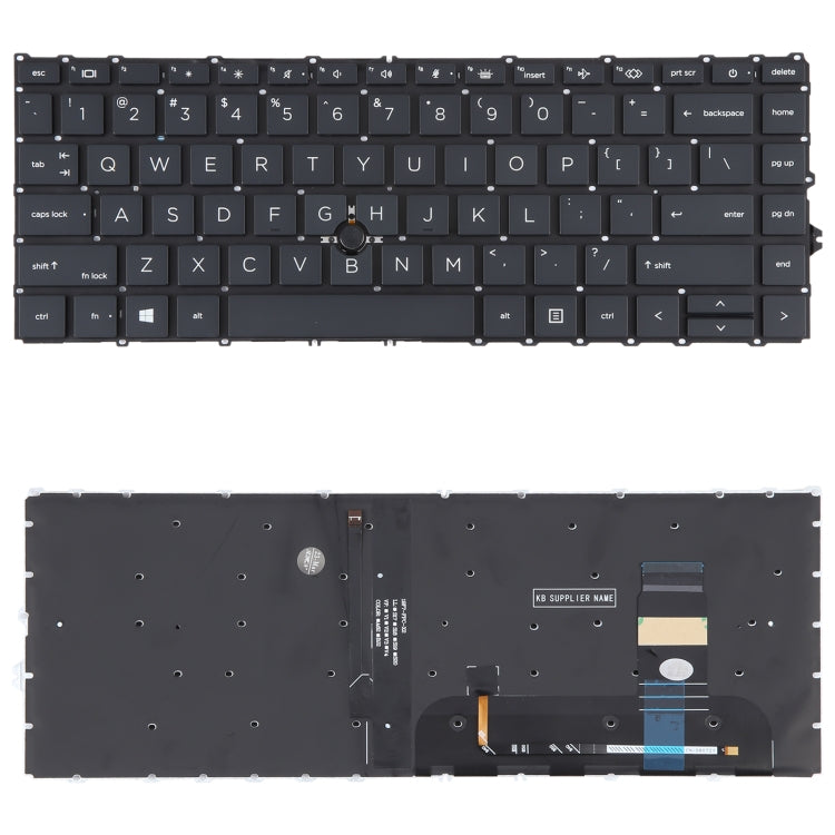 For HP Elitebook 840 G7 G8 745 G7 US Version Keyboard with Backlight and Pointing - Replacement Keyboards by PMC TechLife | Online Shopping South Africa | PMC TechLife