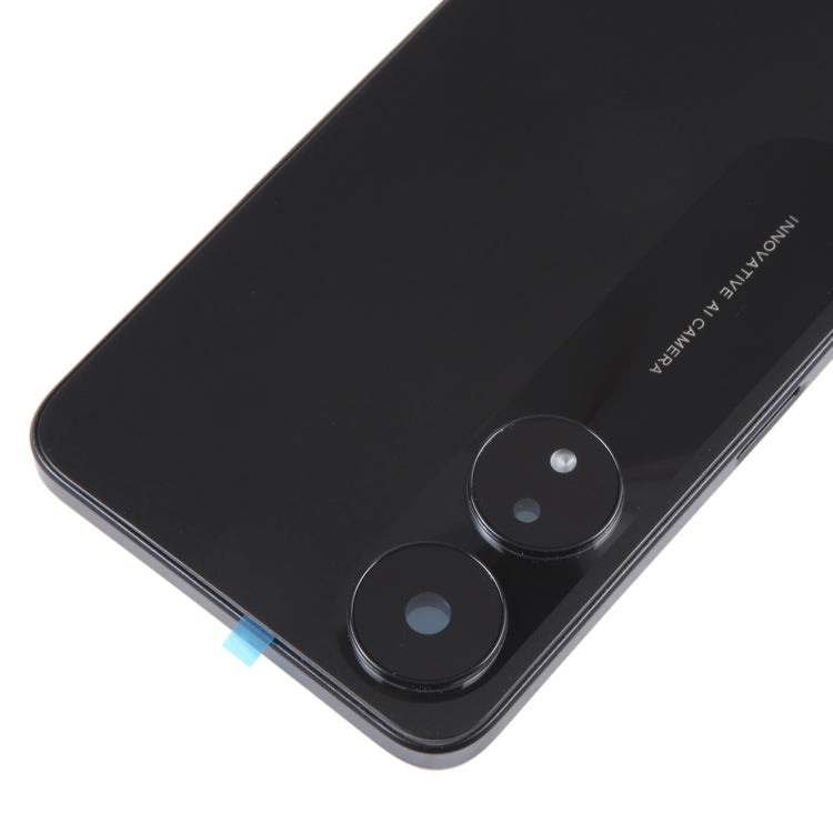 For OPPO A58 Original Battery Back Cover with Middle Frame(Black) - Back Cover by PMC TechLife | Online Shopping South Africa | PMC TechLife
