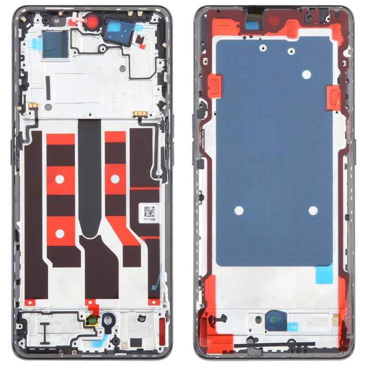 For OPPO A1 Pro Original Front Housing LCD Frame Bezel Plate (Black) - Frame Bezel Plate by PMC TechLife | Online Shopping South Africa | PMC TechLife