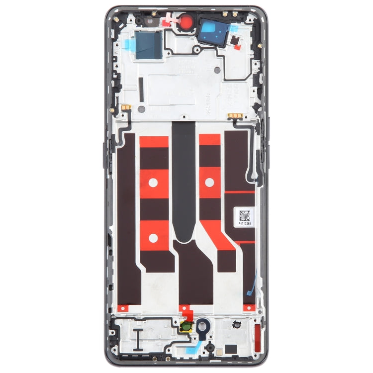 For OPPO A1 Pro Original Front Housing LCD Frame Bezel Plate (Black) - Frame Bezel Plate by PMC TechLife | Online Shopping South Africa | PMC TechLife