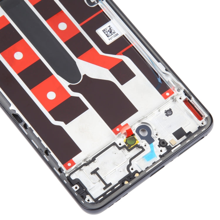 For OPPO A1 Pro Original Front Housing LCD Frame Bezel Plate (Black) - Frame Bezel Plate by PMC TechLife | Online Shopping South Africa | PMC TechLife
