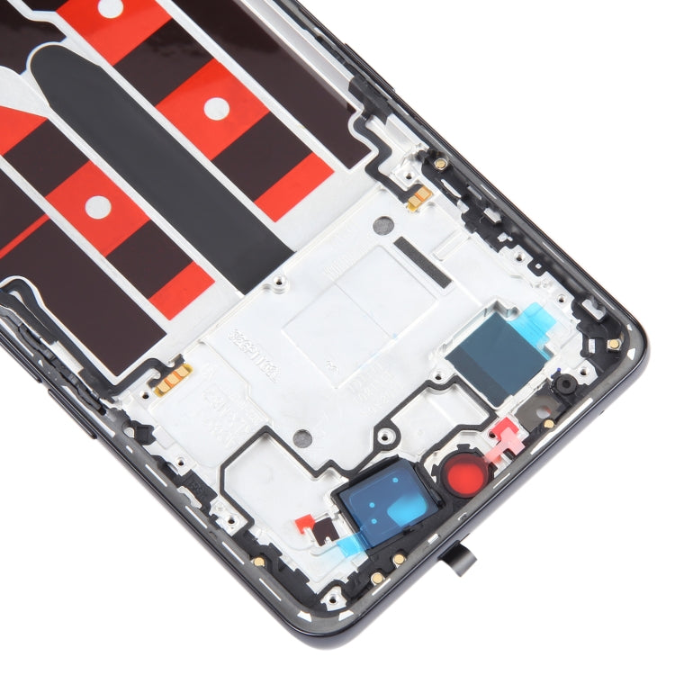 For OPPO A1 Pro Original Front Housing LCD Frame Bezel Plate (Black) - Frame Bezel Plate by PMC TechLife | Online Shopping South Africa | PMC TechLife