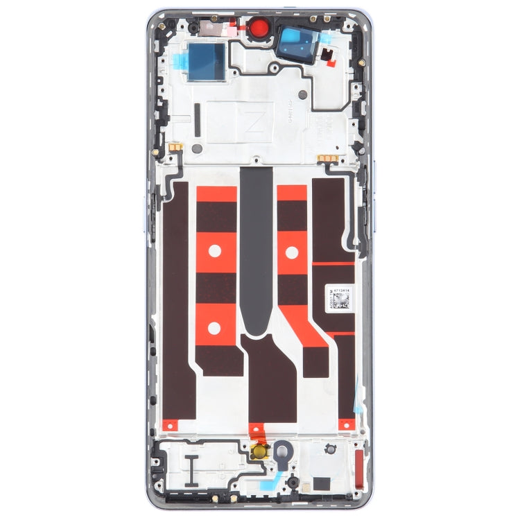 For OPPO Reno8 T 5G Original Front Housing LCD Frame Bezel Plate (Blue) - Frame Bezel Plate by PMC TechLife | Online Shopping South Africa | PMC TechLife