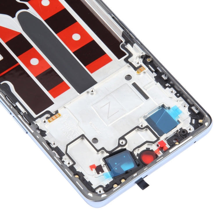 For OPPO Reno8 T 5G Original Front Housing LCD Frame Bezel Plate (Blue) - Frame Bezel Plate by PMC TechLife | Online Shopping South Africa | PMC TechLife