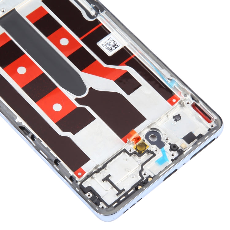 For OPPO Reno8 T 5G Original Front Housing LCD Frame Bezel Plate (Blue) - Frame Bezel Plate by PMC TechLife | Online Shopping South Africa | PMC TechLife