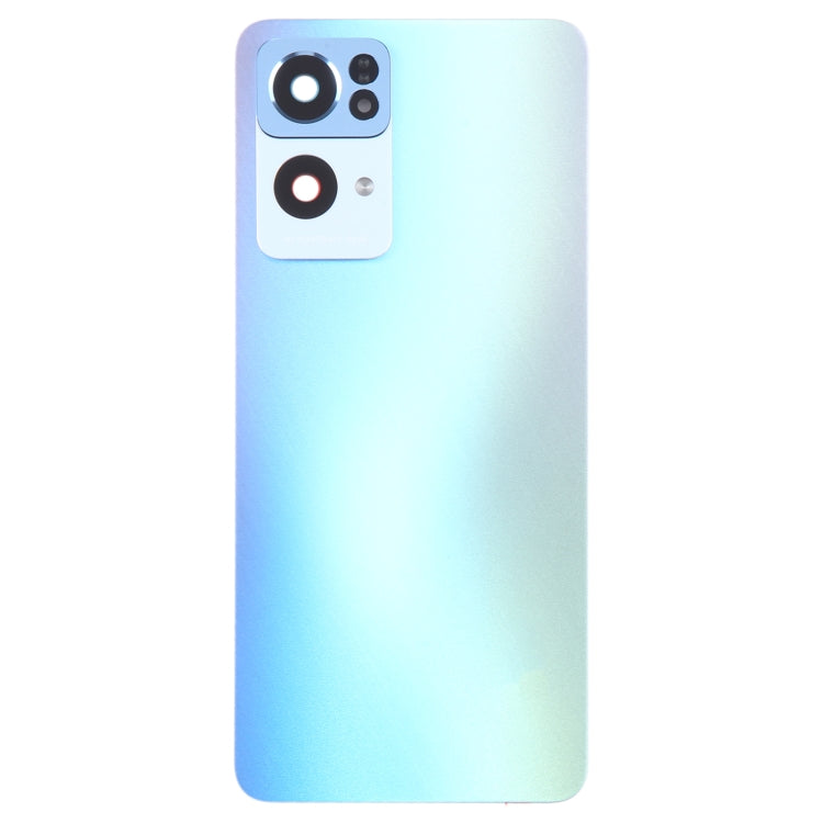 For OPPO Reno7 Pro Original Battery Back Cover with Camera Lens Cover(Blue) - Back Cover by PMC TechLife | Online Shopping South Africa | PMC TechLife