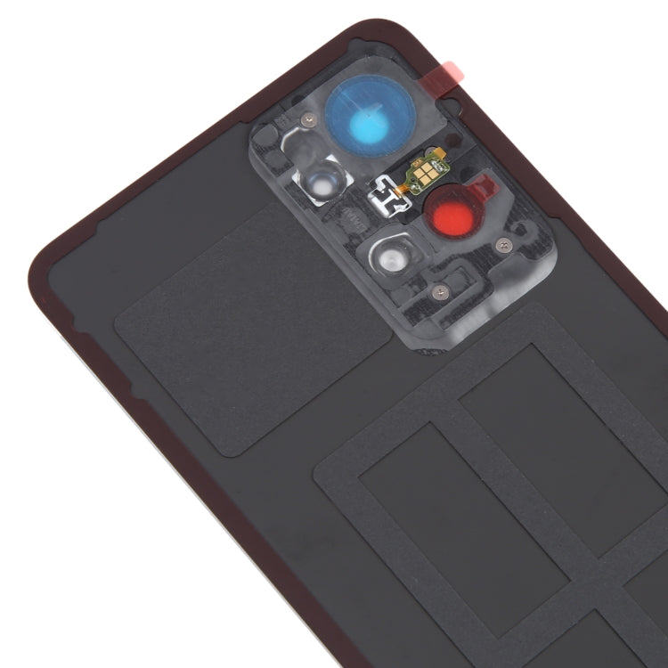 For OPPO Reno7 Pro Original Battery Back Cover with Camera Lens Cover(Blue) - Back Cover by PMC TechLife | Online Shopping South Africa | PMC TechLife