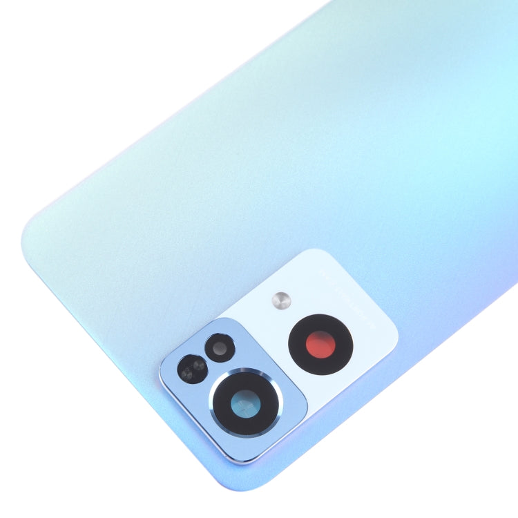 For OPPO Reno7 Pro Original Battery Back Cover with Camera Lens Cover(Blue) - Back Cover by PMC TechLife | Online Shopping South Africa | PMC TechLife