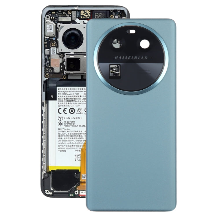 For OPPO Find X6 Original Battery Back Cover with Camera Lens Cover(Green) - Back Cover by PMC TechLife | Online Shopping South Africa | PMC TechLife