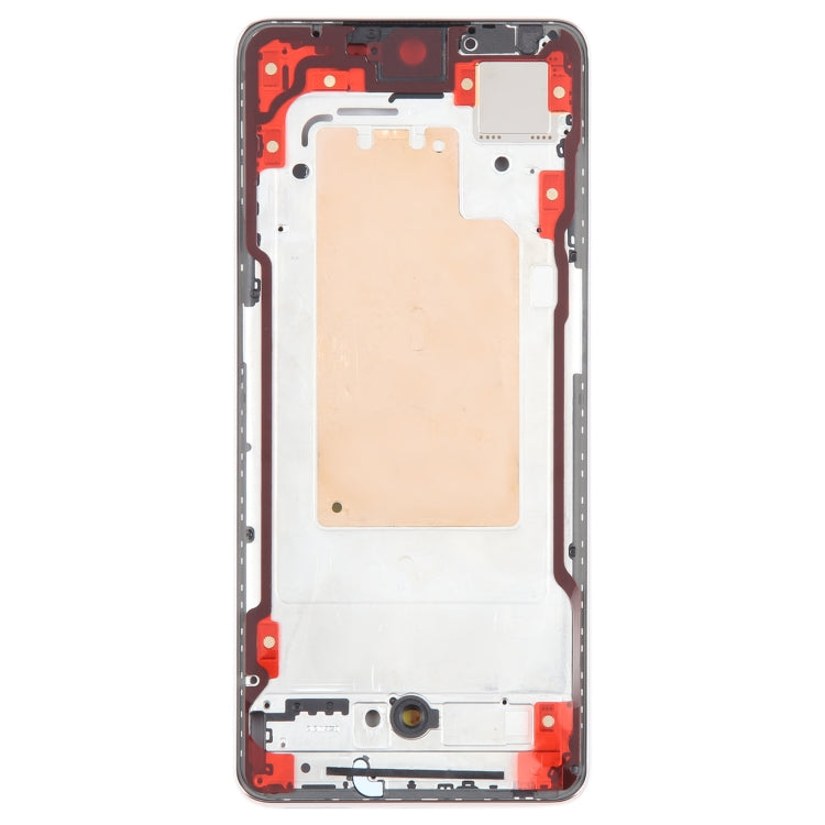 For OPPO Reno9 Pro Original Front Housing LCD Frame Bezel Plate (Gold) - Frame Bezel Plate by PMC TechLife | Online Shopping South Africa | PMC TechLife